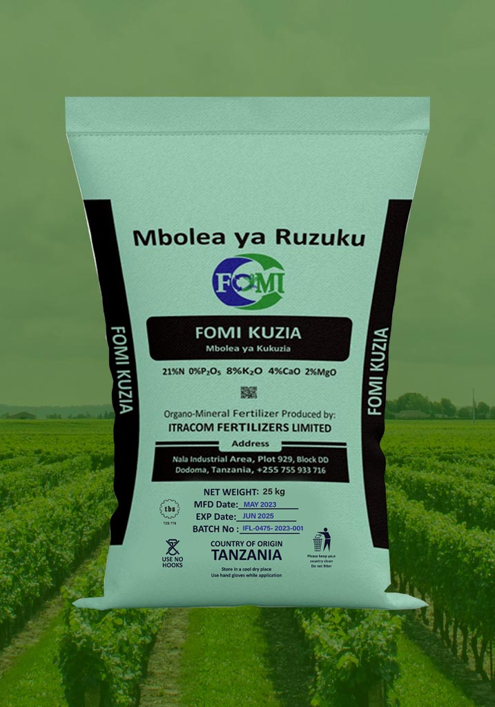 FOMI KUZIA - Organic Mineral Fertilizer